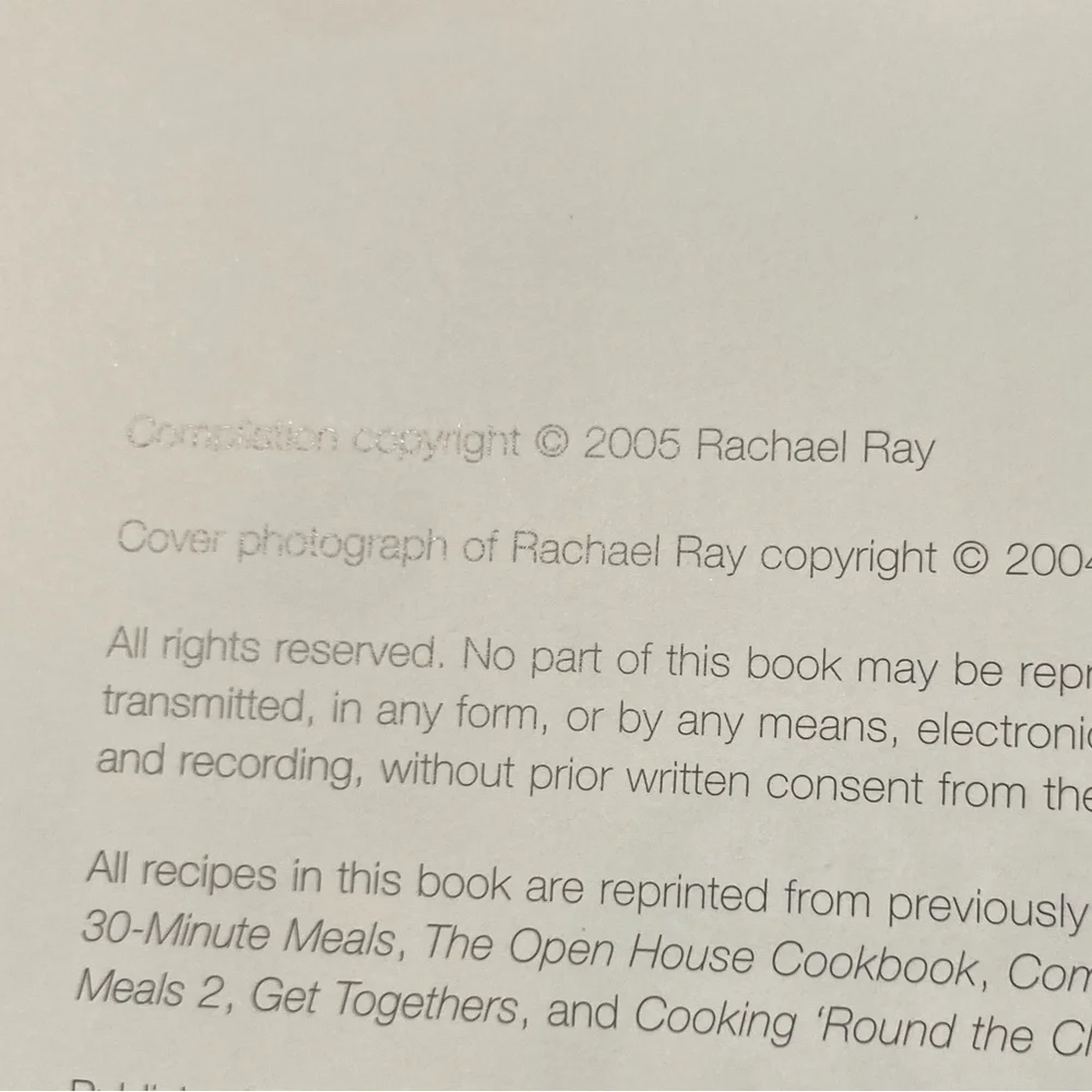 Rachel Ray Top 30 - 30 minute meals. Kid Food. As seen on Food Network